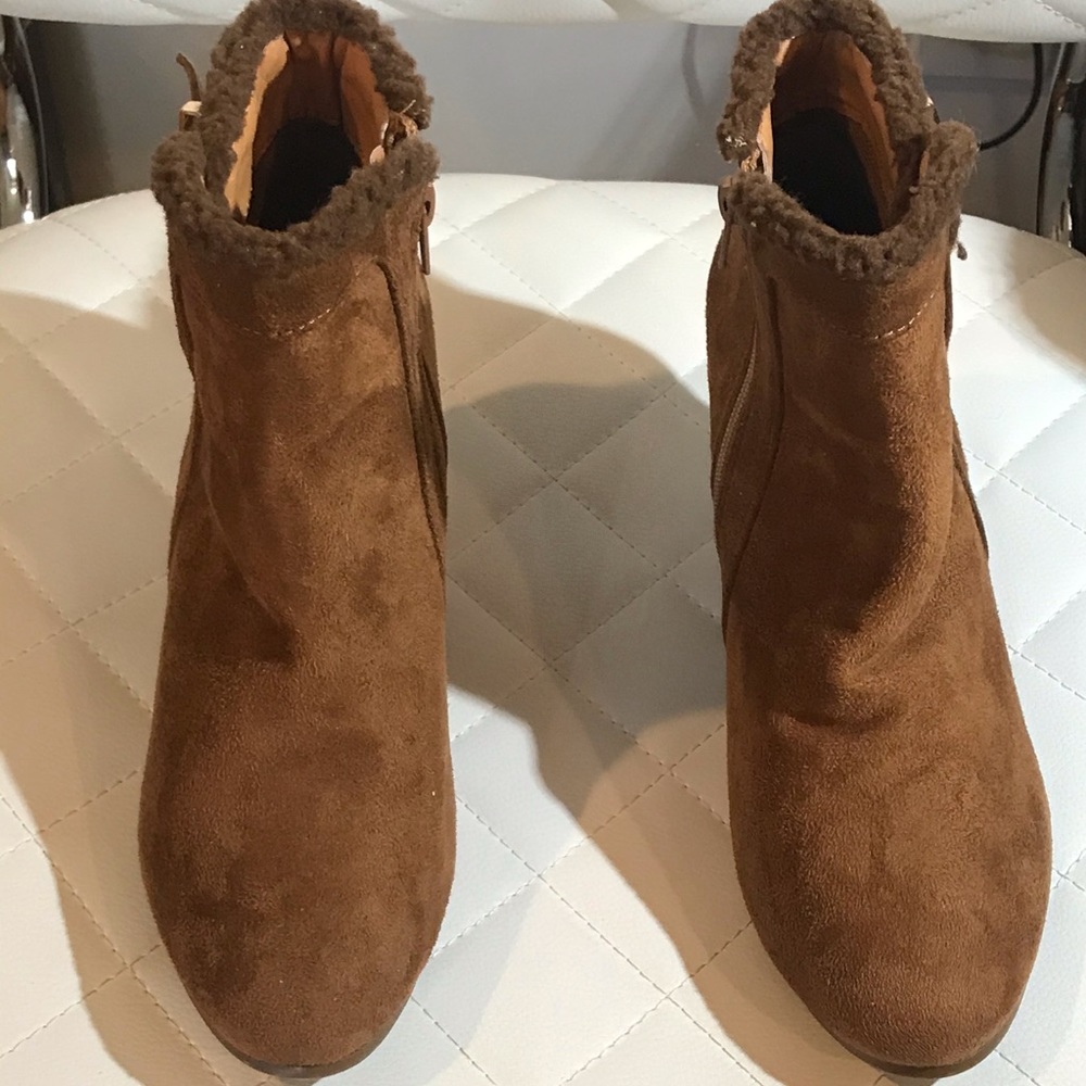 Bella Marie brand wedge boots